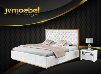 Bett Textil Schlafzimmer Design Möbel Modern Luxus Betten Bettgestell 140x200